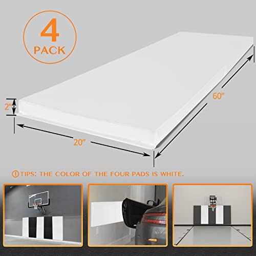 4 Pack Wall Protection Pads 2" Thick Foam Wall Padding