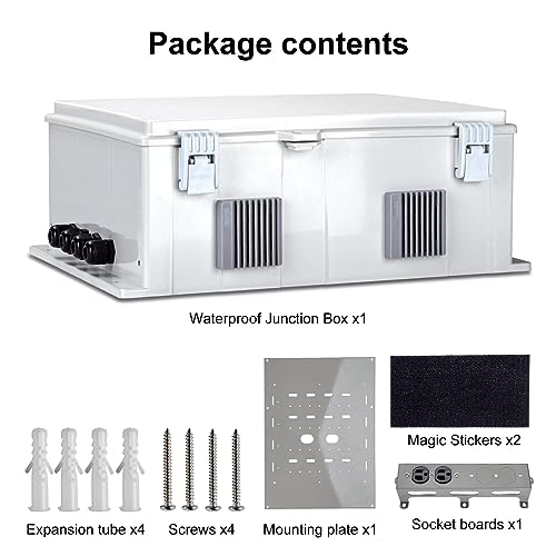 Outdoor Electrical Junction Box with High Power Outlet