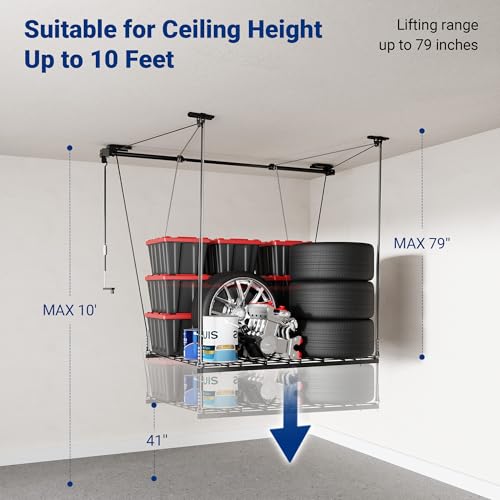 GL1 Overhead Garage Lifting Storage Rack