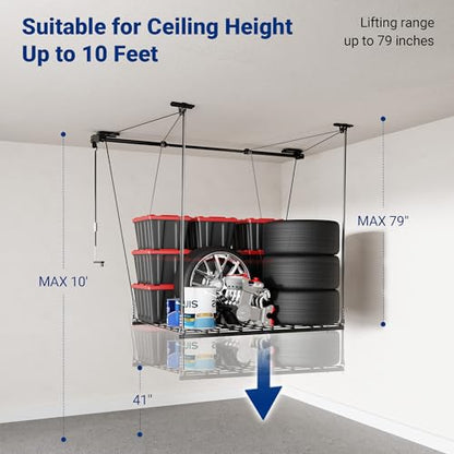 GL1 Overhead Garage Lifting Storage Rack