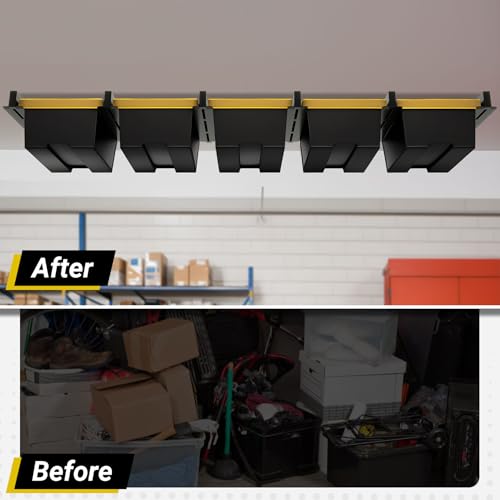 5 bin Overhead Garage Storage Rack (6 Count)