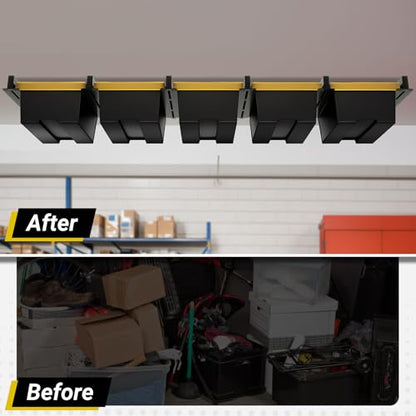 5 bin Overhead Garage Storage Rack (6 Count)