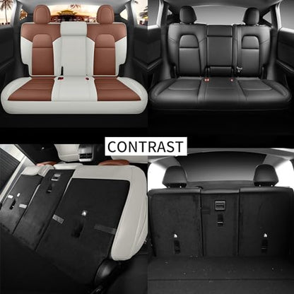 Leather Seat Cover for Tesla Model Y 2020