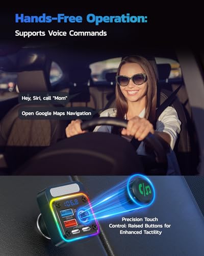 54W Bluetooth 5.3 Car Adapter