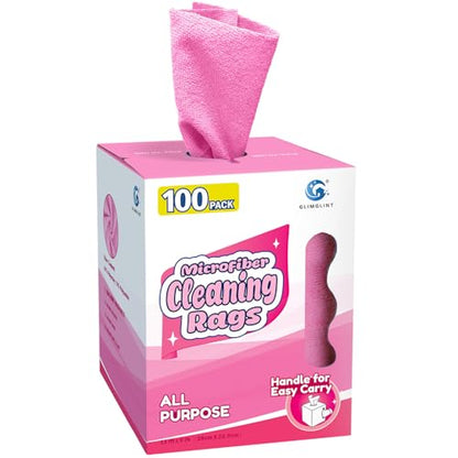 Microfiber Cleaning Cloth 100 Pack (100 Count)