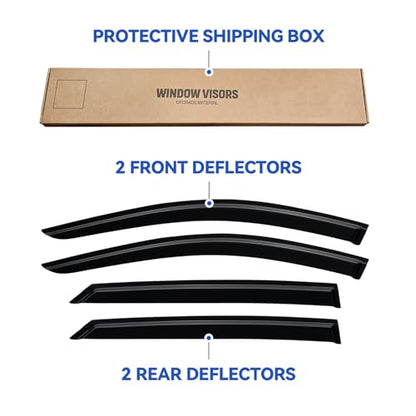 Window Visors Rain Guards for 2021 2022 2023 Buick Envision