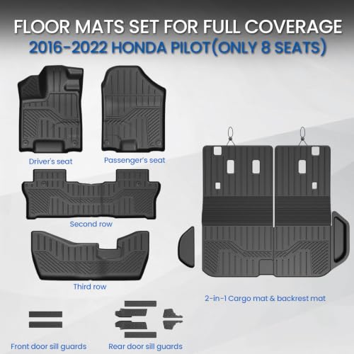Floor Mats for Honda Pilot 2016