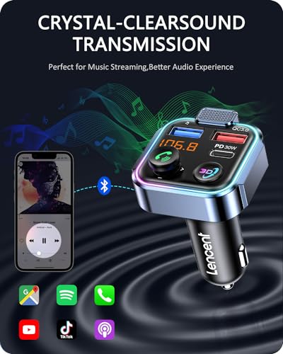 Bluetooth 5.3 FM Transmitter
