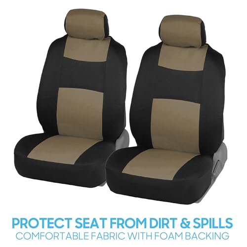 PolyPro Beige Car Seat Covers Full Set with 4