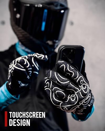 Motorcycle Gloves Motorbike Glove Full Finger Knuckle Protection Padding Touch Screen for Women Men