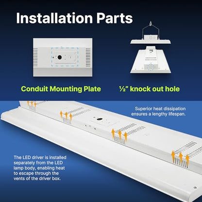 2 FT Linear LED Shop Lights