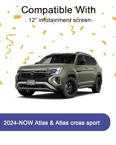 2 Pack Screen Protector for VW Atlas 2024