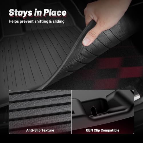 Floor Mats for 2025 2026 Tesla Model Y Juniper Floor Liners Full Set