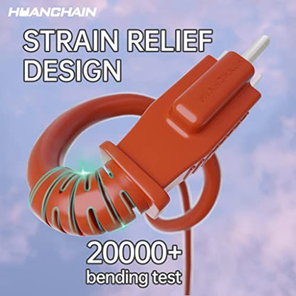 Indoor Outdoor Orange Extension Cord 75 FT Waterproof 16