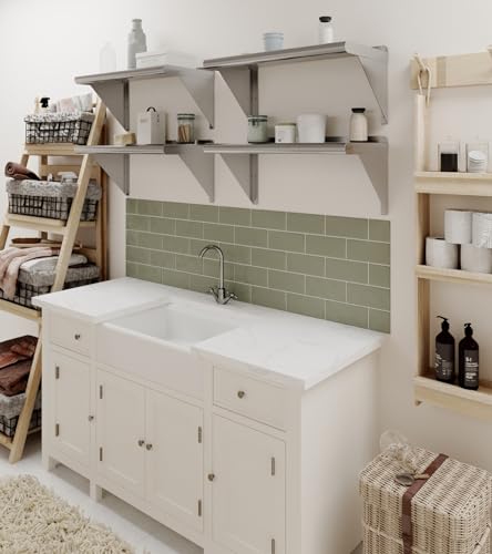 12 in. x 24 in. Stainless Steel Wall Mount Shelf