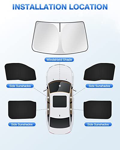 Window Shades for Ford F150 4Door 2021 (5 Count)