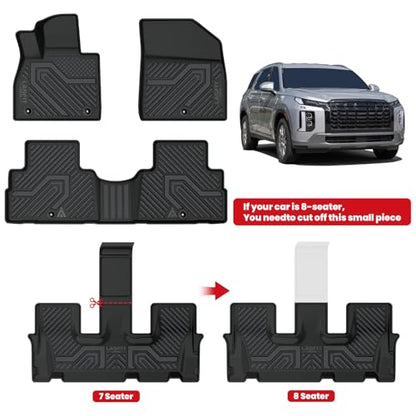 Floor Mats for Hyundai Palisade 2025 2024 2023 2022 2021 2020