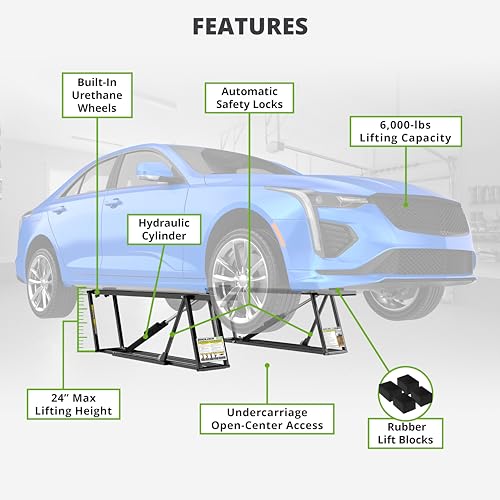 Bundle 6000TL Portable Car Lift