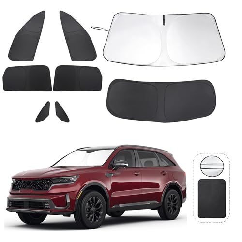 Window Shades for Kia Sorento SUV 2021 (8 Count)