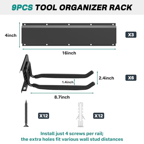 Garage Tool Storage Organizer