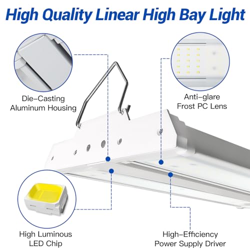 LED Linear Shop Lights 150W (4 Count)