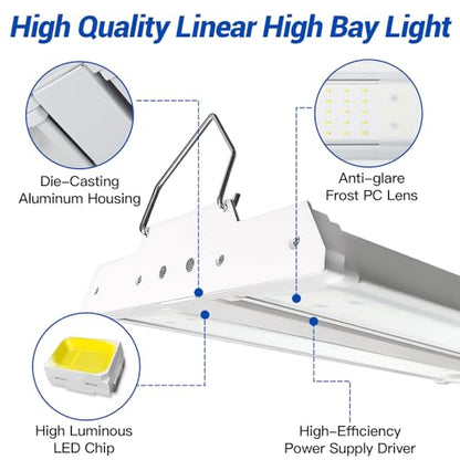 LED Linear Shop Lights 150W (4 Count)
