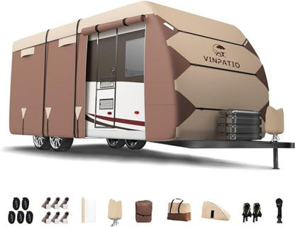 RV Cover Oxford Fabric Travel Trailer Cover