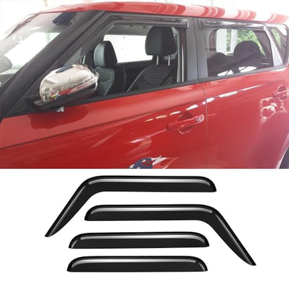 4PCS Side Window Wind Deflectors for Kia Soul 2014 (4 Count)