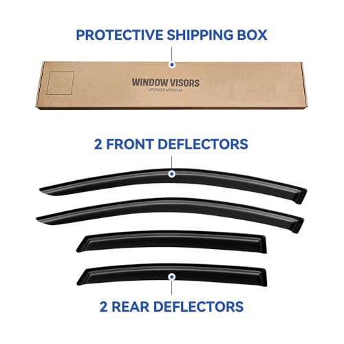 Window Visors Rain Guards for 2013