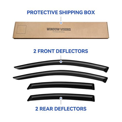 Window Visors Rain Guards for 2013