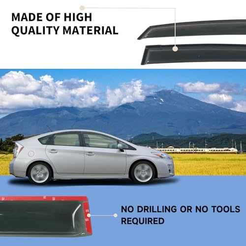 4PCS Rain Guards Fit for 2010