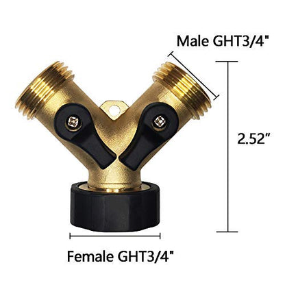 2 Way Garden Hose Splitter (2 Count)