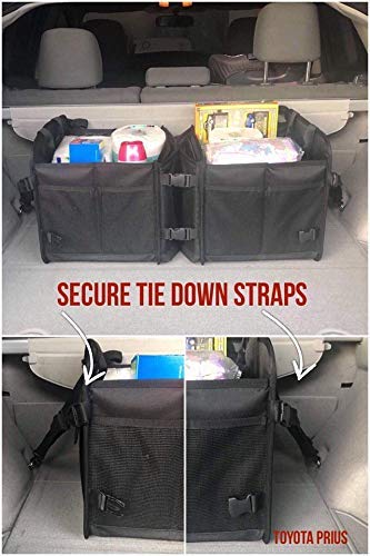 Convertible Large 3 Compartment SUV Trunk Organizer