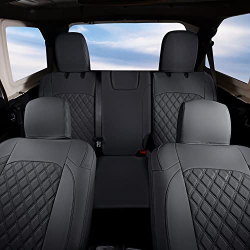 Wrangler JL Seat Covers Custom Fit for Jeep Wrangler (4 Count)