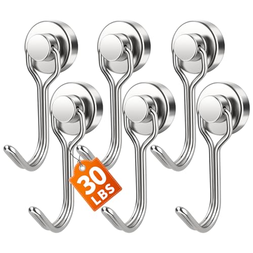 Magnetic Hooks for Cruise Cabins (6 Count)