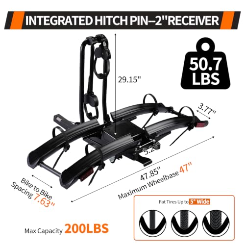 Ebike Rack with Ramp (2 Count)