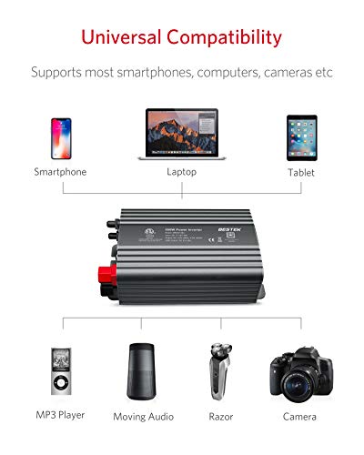 500W Power Inverter for Vehicles DC 12V to AC 110V Car Plug Adapter
