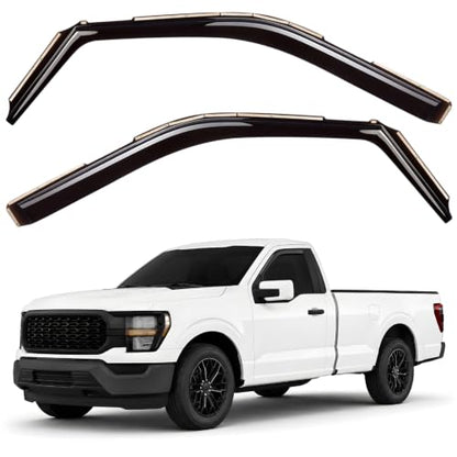 Window Deflectors Smoke Tinted in (2 Count)