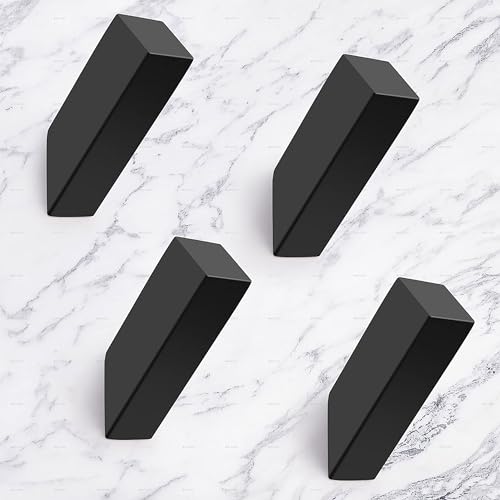 Black Towel Hooks (4 Count)