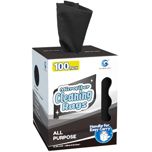 Microfiber Cleaning Cloth 100 Pack (100 Count)