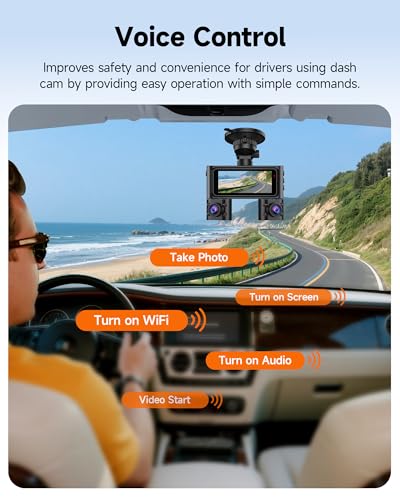 4 Channel Dash Cam Front and Rear Inside