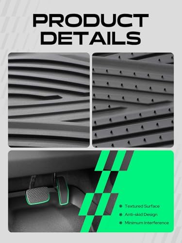 Automotive Floor Mats for Toyota Tundra 2012 (3 Count)