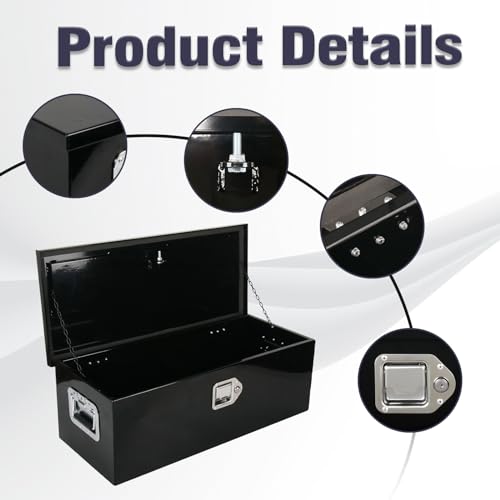 30 Inch Aluminium Plane Tool Box for Truck Bed Car Outdoor