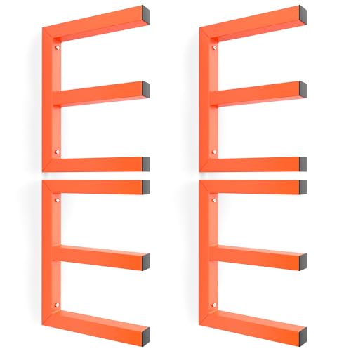 Lumber Storage Rack Wall Mount Wood Storage Racks (4 Count)