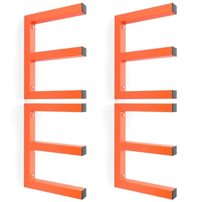 Lumber Storage Rack Wall Mount Wood Storage Racks (4 Count)