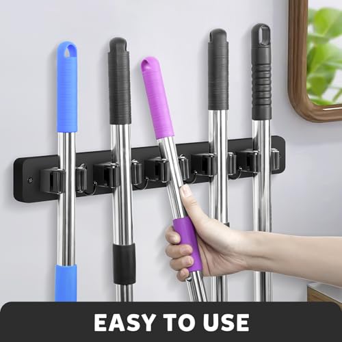 Broom Holder Wall Mount