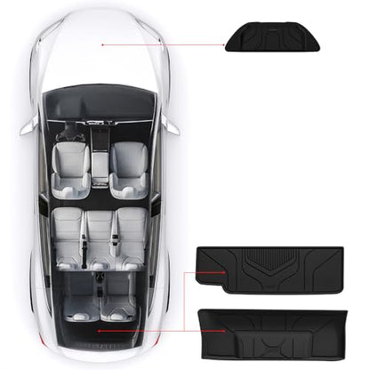 Trunk Mats for Tesla Model X & Plaid 6 Seater