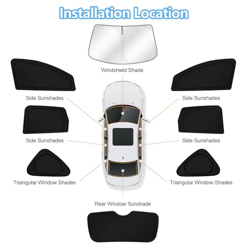 Car Window Shades for Honda CR (8 Count)