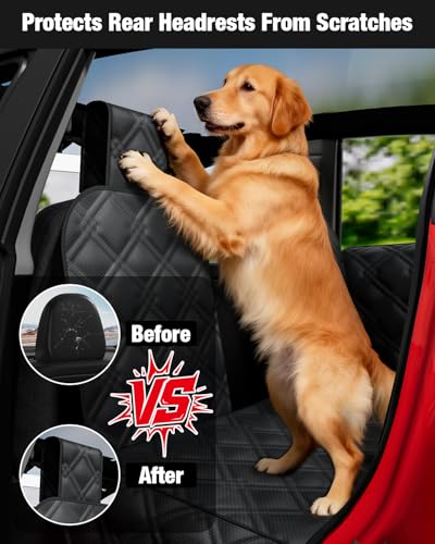 Dog Car Seat Cover for Back Seat Compatible with 2020