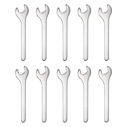 10pcs Small Wrench Open End Wrench 13x108x3mm Metric U (10 Count)
